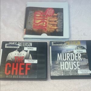 3 James Patterson novels on CD